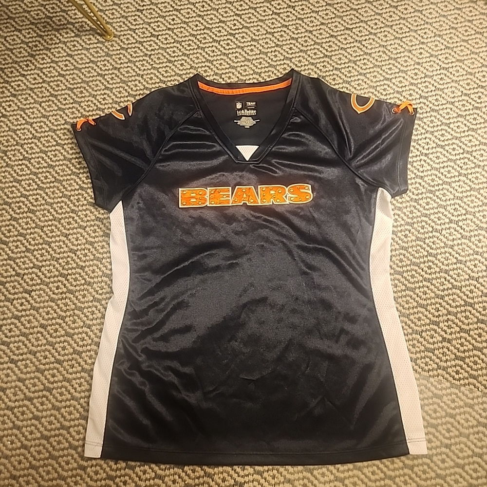 NFL Women's Team Apparel Jersey with Orange Trim